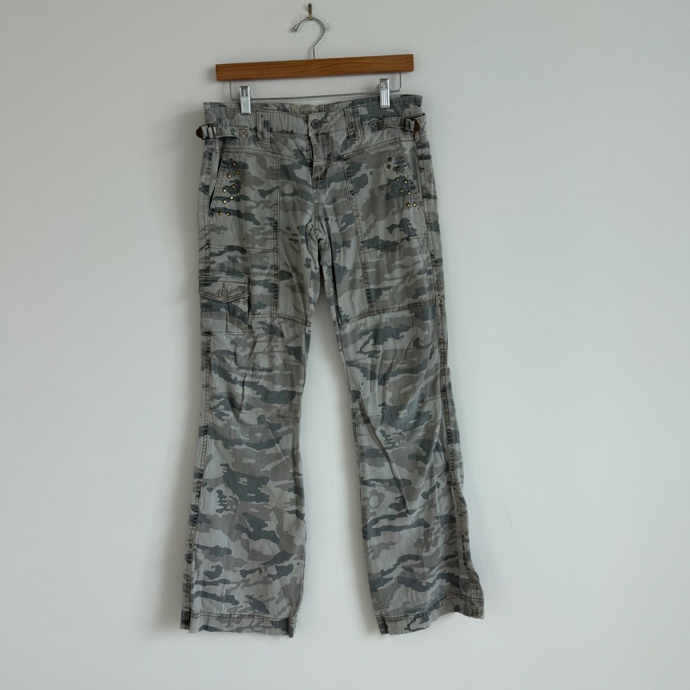 Vintage Y2K Camo Bootcut Pants